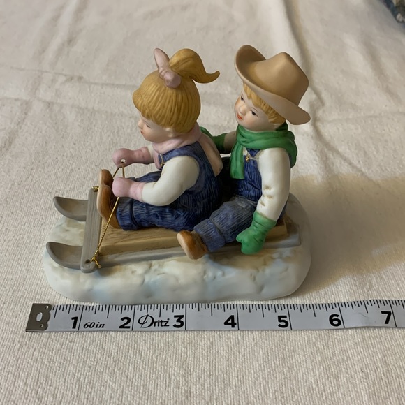 1999 HOMCO Home Interiors Denim Days #15350-99 Winter Fun. - Picture 7 of 8